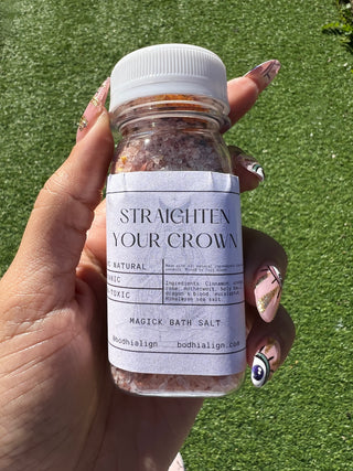 Straighten Your Crown Bath Salts - bodhialign