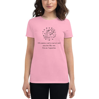 Aquarius Women's short sleeve t-shirt - Bodhi Align