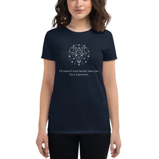 Capricorn Women's short sleeve t-shirt dark - Bodhi Align
